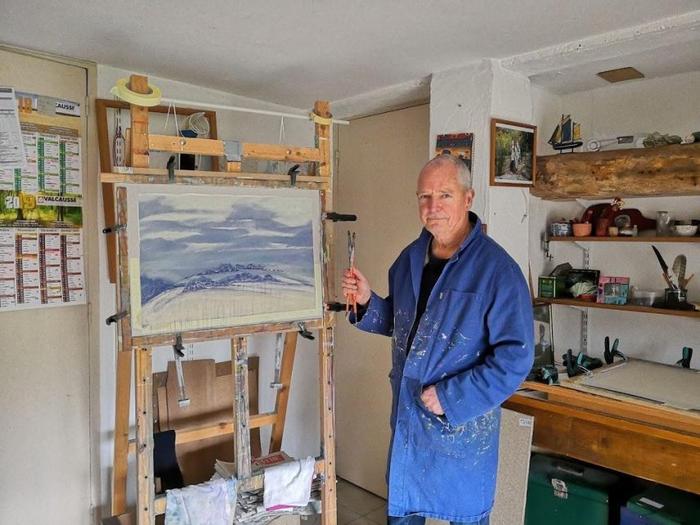Philip Walker dans son atelier